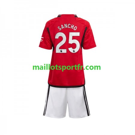 Maillot de Foot Manchester United Sancho 25 Enfant Domicile 2023/24
